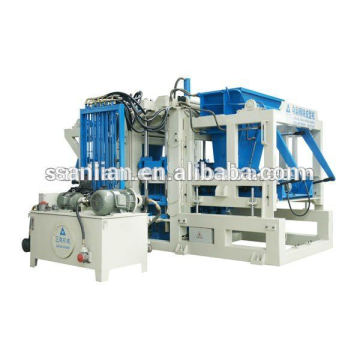 QT12-15 Automatic Block Making Machine: with single hopper, it can not produce pavers with double colors